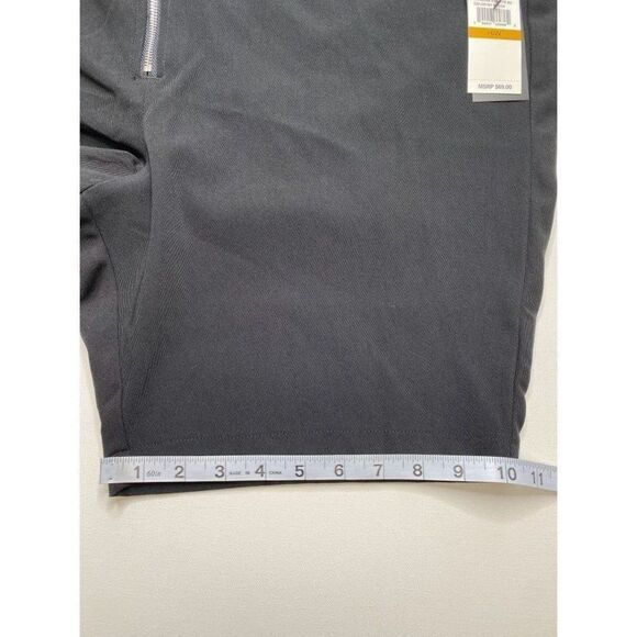 Danielle Bernstein Biker Shorts 16W 1X Black Women's Exposed Zipper NEW - Picture 6 of 9